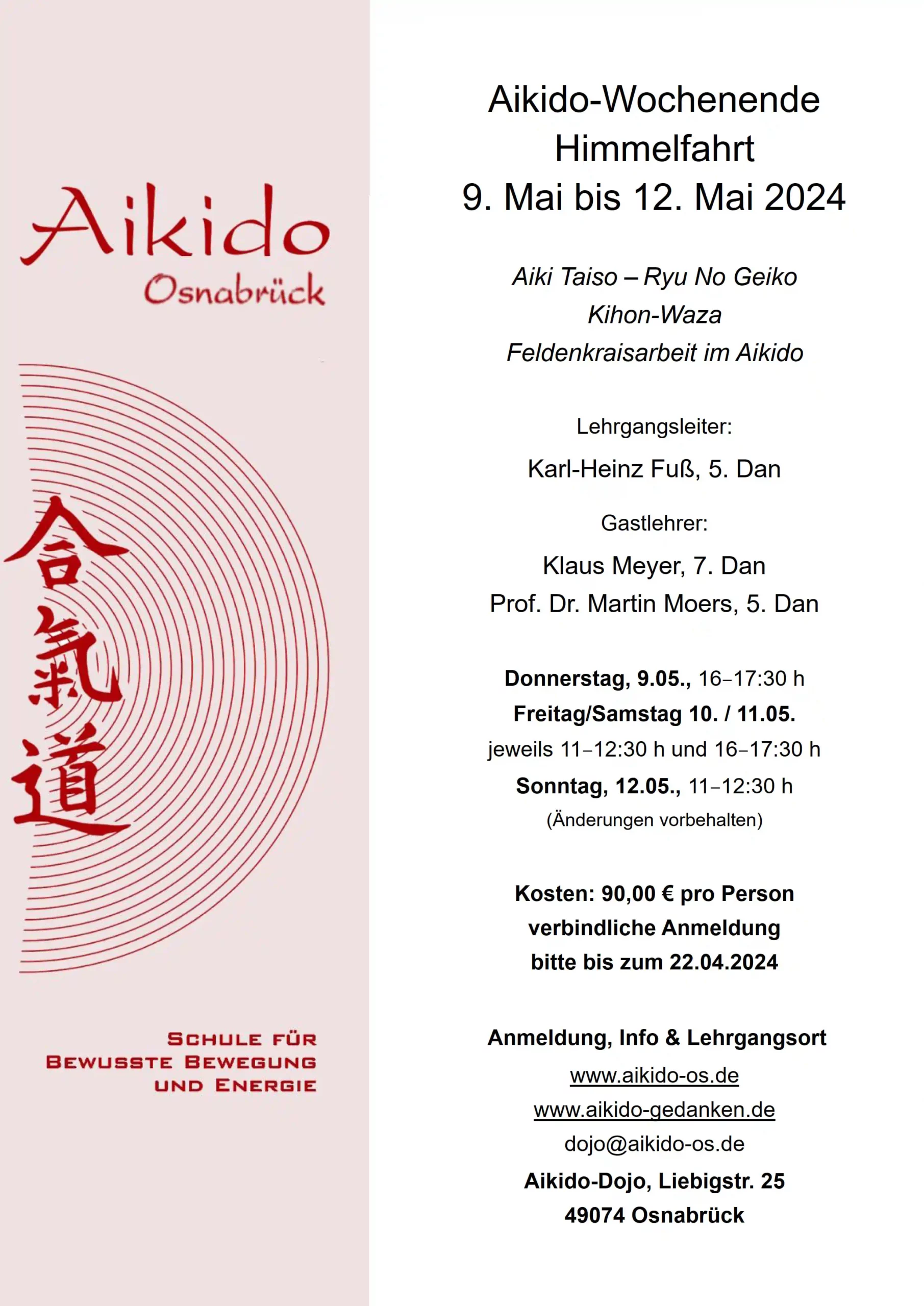 Aikido Kihon-Waza – Grundlagenforschung der Basics - Ausschreibung